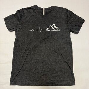 Natural State Supply Co. Short Sleeve Dark Gray Heather Large
